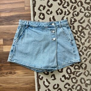 Zara Denim Mini Skort M